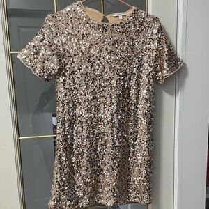 Girls size 14 Sparkling Sequin Kids Formal Dress